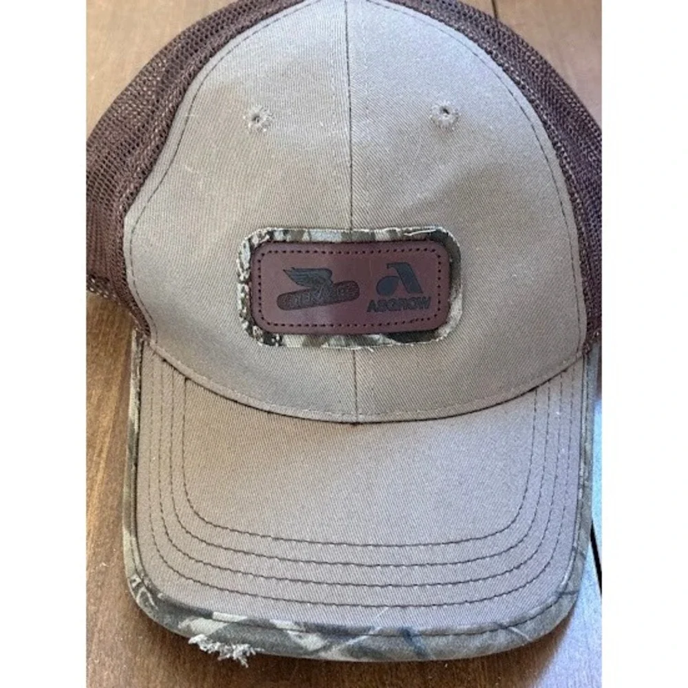 ASGROW DeKalb Brown Trucker Hat Camo Trim One Size Fits Most‎